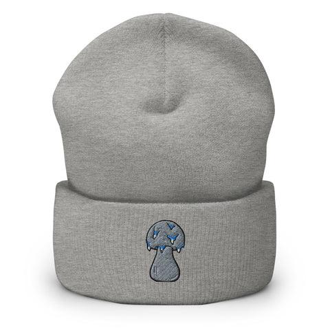 Cuffed Beanie Shroom Grey