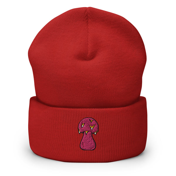 Cuffed Beanie Shroom Pink