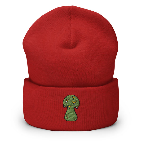 Cuffed Beanie Shroom Green