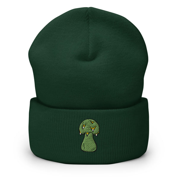 Cuffed Beanie Shroom Green