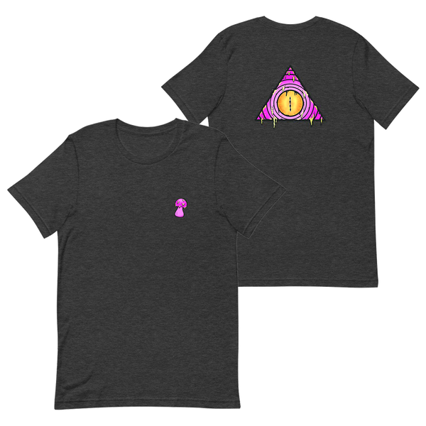 Shroom Treyeangle Tee Pink (back)