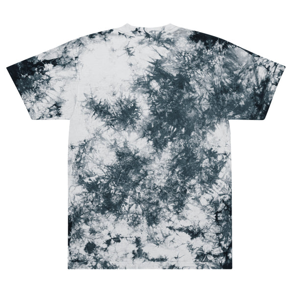 BTB Embroidered Oversized tie-dye t-shirt