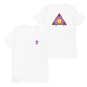 Shroom Treyeangle Tee Pink (back)