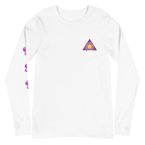 Shroom Treyeangle Long Sleeve Pink