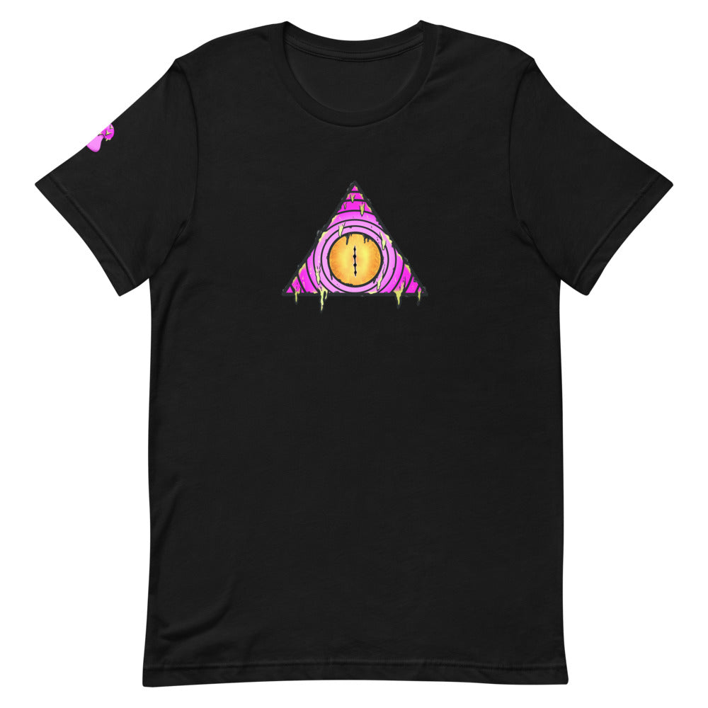 Shroom Treyeangle Tee Pink (front)