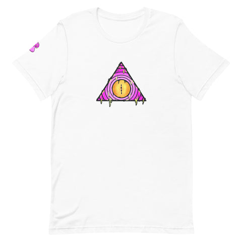 Shroom Treyeangle Tee Pink (front)